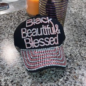 Brand new black beautiful and blessed hat